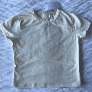 Cream, Cotten t-shirt with tags